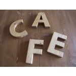 画像: cafe de blanc 木製切り文字「ＣＡＦＥ」