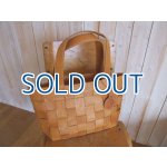 画像: １０％ＯＦＦ・レザー 大きめメッシュトートバッグ