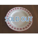 画像: ２０％ＯＦＦ・花柄プレート（レッド）