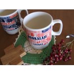 画像: ２０％ＯＦＦ・北欧風ペーパーデザイン スタッキングマグ（サーモンピンク）