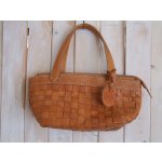 画像: １０％ＯＦＦ・レザーメッシュ トートバッグ