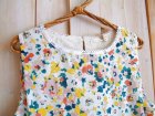画像: ７５％ＯＦＦ・花柄 コットン ノースリーブ プルオーバー（ピンク×イエロー）