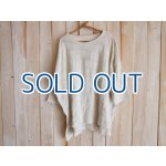 画像: ２０％ＯＦＦ・ドット柄織り プルオーバー（杢オフホワイト）