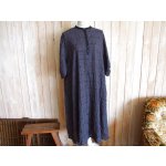 画像: ３０％ＯＦＦ・グレンチェック  ワイドワンピース（チャコールグレー×ブラック）