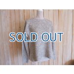 画像: ３０％ＯＦＦ・あぜ編み ニットワイドプルオーバー（杢薄グレー）