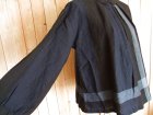 画像: ４０％ＯＦＦ・リネン パネルストライプ ワイドプルオーバー（スミクロ×ネイビー）