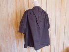 画像: ２０％ＯＦＦ・ショルダーギャザー ワイドプルオーバー（チャコールグレー）