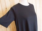 画像: ３０％ＯＦＦ・カットソー天竺 うしろ切り替えワンピース（ブラック）