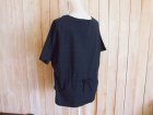 画像: ３０％ＯＦＦ・うしろリボン カットソー生地プルオーバー（ブラック）