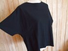 画像: ３０％ＯＦＦ・うしろリボン カットソー生地プルオーバー（ブラック）