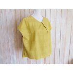 画像: ３０％ＯＦＦ・レース フレンチスリーブプルオーバー（マスタード）