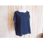 画像: ６０％ＯＦＦ・パンチングレース 切り替えプルオーバー（ネイビー）