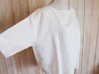 画像: ２０％ＯＦＦ・リネン ボートネックプルオーバー（ホワイト）