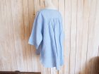 画像: ２０％ＯＦＦ・リネン ボートネックプルオーバー（ブルー）