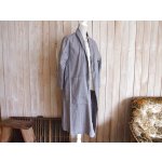 画像: ２０％ＯＦＦ・リネン トッパーロングカーディガン（グレー）