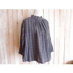 画像: ２０％ＯＦＦ・ロールカラー チェック柄プルオーバー（グレー）