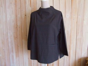 画像1: １０％ＯＦＦ・ラグランスリーブ ボトルネックプルオーバー（スミクロ）