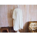 画像: ２０％ＯＦＦ・リネン ストライプ柄 シャツチュニック（レモンイエロー×ホワイト）