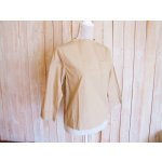 画像: ２０％ＯＦＦ・スタンドオフカラー うしろボタン プルオーバー（ベージュ）